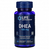 Life Extension, DHEA 100 мг, 60 вегетарианских капсул:uz:Hayotni uzaytirish, DHEA 100 mg, 60 Veg Kapsül