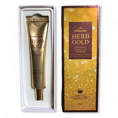 Антивозрастной крем для век estheroce herb gold whitening & wrinkle care eye cream 40г 5569 deoproce (корея):uz:Qarishga qarshi ko'z kremi estheroce o'ti oltin oqartiruvchi va ajinlarni parvarish qiluvchi ko'z kremi 40g 5569 deoproce (Koreya)