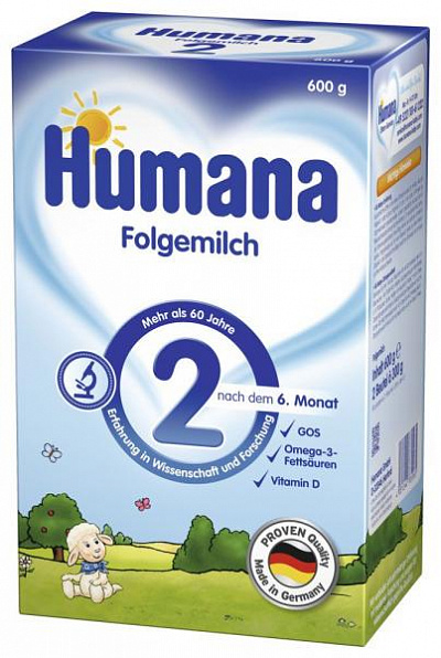 HUMANA 2 600 гр детская смесь:uz:HUMANA 2 600 gr bolalar oziq-ovqat mahsulotlari