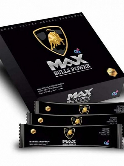 Эпимедиумная паста для мужчин Max Bulls Power:uz:Max Bulls Power epidemium pastasi erkaklar kuci uchun