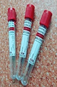 Vakuumli naychalar qizil rangda ivish faollashtiruvchisi 13x100 5 ml