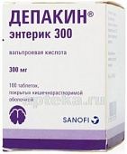 DEPAKIN 300 ENTERIK 0,3 tabletkalari N100