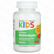 Bolalar uchun multivitaminlar, berry va mevali ta'mga ega 60 ta chaynash tabletkalari