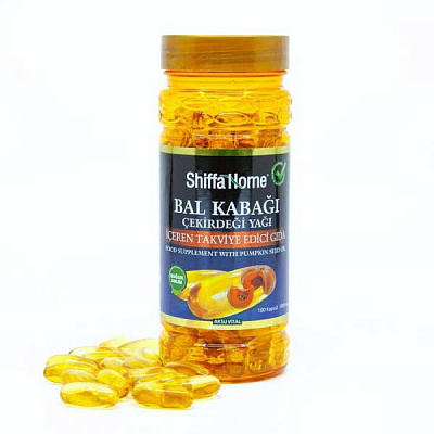 Масло Тыквенных Семечек в Капсулах Aksu Vital Shiffa Home BAL KABAĞI