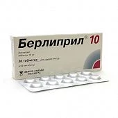 BERLIPRIL 5 tabletkalari 5mg N30