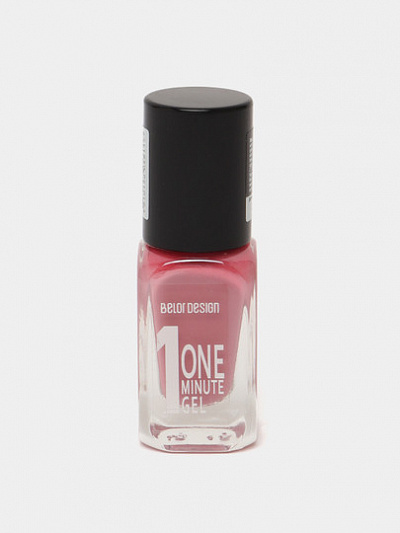 Лак для ногтей Belor Design One minute gel тон 214, 10 мл