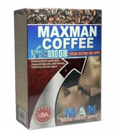 Кофе для потенции "MAXMAN COFFEE":uz:"MAXMAN COFFEE" potentsiali uchun qahva