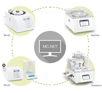 Тестеры прочности таблеток MC.NET - networked hardness measurement