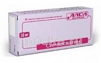 SIMVASTATIN 0,01 tabletkalari N30
