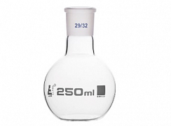 Yassi tubli 50 ml lik shisha, 29/32 shlif, borosilikat shisha