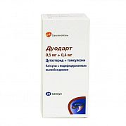 DUODART kapsulalar  0,5mg/0,4mg N30