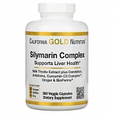 California Gold Nutrition, комплекс с силимарином, экстракт расторопши и одуванчик, артишок, куркумин C3 Complex, имбирь и BioPerine, 360 растительных капсул:uz:Kaliforniya oltin oziqlanishi, silymarin kompleksi, sut qushqo'nmasi va momaqaymoq ekstrakti, 