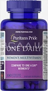 Vitaminlar Bir Kundalik Ayollar Multivitaminli Puritanning mag'rurligi