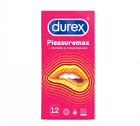 Prezervativlar Durex Pleasuremax №12 (qovurg'alar va sivilcalar bilan)
