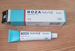 Rosacea va akne uchun Roza yuz kremi