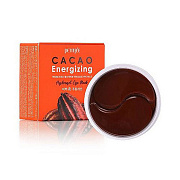 Тонизирующие гидрогелевые патчи с какао Petitfee Cacao Energizing Hydrogel Eye Patch, 30 пар 