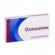 OLANZAPIN 0,01 tabletkalari N28
