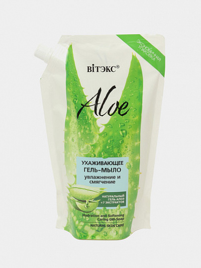 Ухаживающее гель-мыло Витэкс Aloe Увлажнение и смягчение, 750 мл