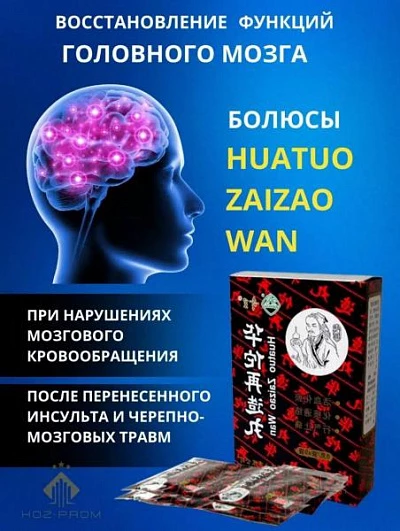 Болюсы Хуато (Huatuo pills) от инсульта Болюсы Хуато (Huatuo pills) от инсульта