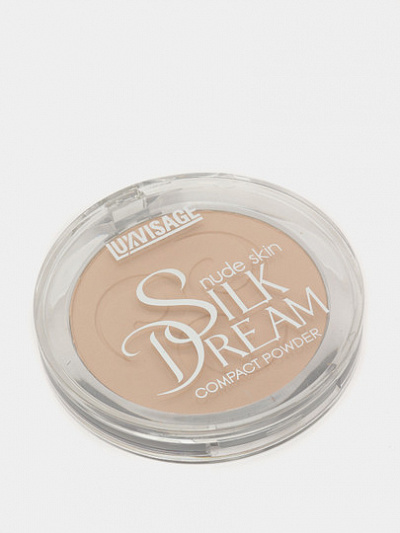 Пудра компактная LUXVISAGE Silk Dream nude skin, 10г, тон 01