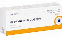 IBUPROFEN XEMOFARM 0,4 tabletkalari N30