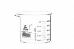 ASTM 600ml bilan tugatilgan shisha, past, borosilikat shisha