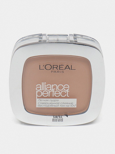 Пудра L'Oreal Paris Alliance Perfect R3 Бежево-розовый