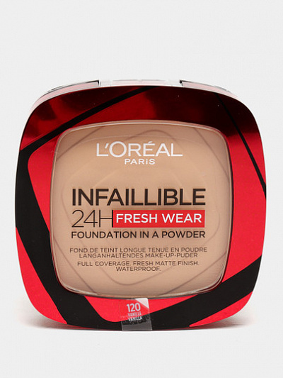 Пудра L'Oreal INFAILLIBLE 24H FRESH WEAR Нового Поколения, оттенок 120, 30мл