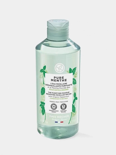 Очищающая мицеллярная вода для снятия макияжа Yves Rocher Pure Menthe, 400 мл