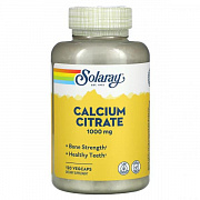 Solaray, kaltsiy sitrat, 1000 mg, 120 sabzavotli kapsulalar