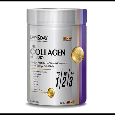 Биодобавка Day2Day Collagen All Body Orzax:uz:Diyetik qo'shimcha Day2Day Kollagen All Body Orzax