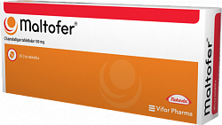 MALTOFER tabletkalari 100mg N30