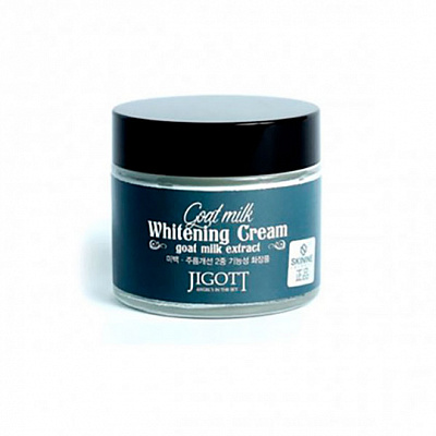 Отбеливающий крем с экстрактом козьего молока Jigott Goat Milk Whitening Cream, 70мл