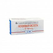 FOLIEVAYA KISLOTA tabletkalari 1mg N50