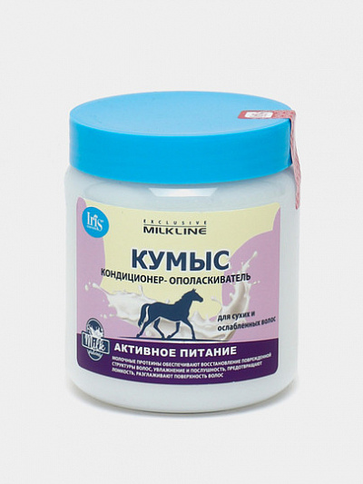 Кондиционер-ополаскиватель Iris Cosmetic Exclusive Milk Line, Кумыс 500 мл