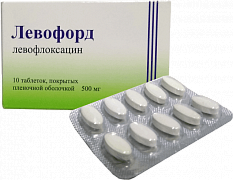 LEVOFORD tabletkalari 500mg N10
