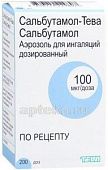 SALBUTAMOL TEVA aerozol 100 mkg 200 doz