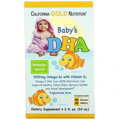 California Gold Nutrition, Bolalar uchun DHA, D3 vitamini bilan Omega-3, 1050 mg, 59 ml California Gold Nutrition, ДГК для детей, американский омега-3 с витамином D3, 1050 мг, 59 мл:uz:California Gold Nutrition, Bolalar uchun DHA, D3 vitamini bilan Omega-3, 1050 mg, 59 ml