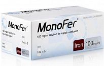 MONOFER inyeksiya uchun eritma 5ml 100mg/ml N5