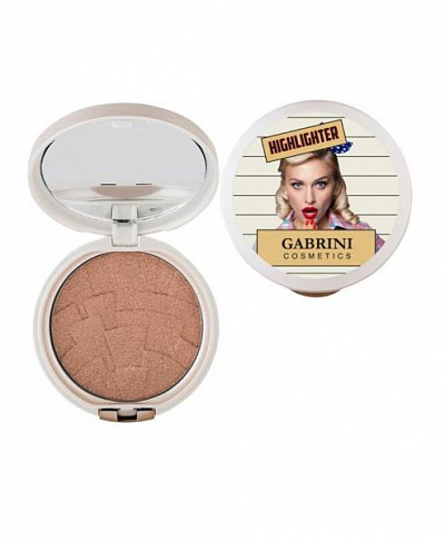 Хайлайтер для лица gabrini highlighter №04 3372 Golden Rose:uz:Yuz yoritgichi gabrini yoritgichi №04 3372 Golden Rose