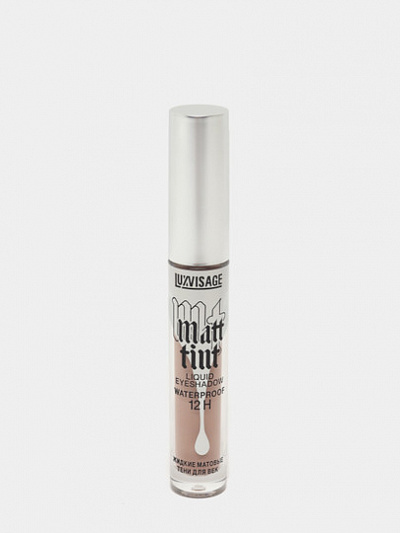 Тени для век LUXVISAGE Matt tint, жидкие, матовые, водостойкие, тон 104