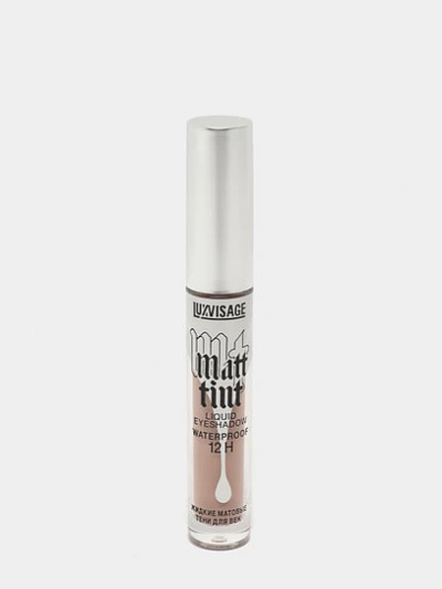 Тени для век LUXVISAGE Matt tint, жидкие, матовые, водостойкие, тон 104