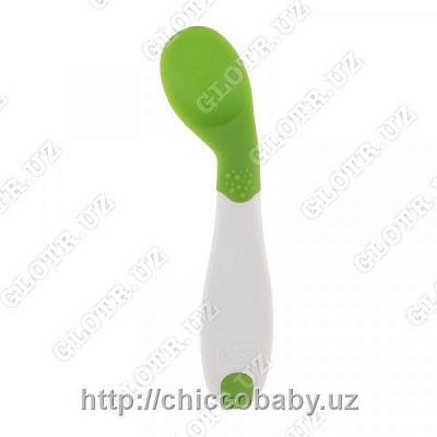 ПОСУДА ДЛЯ ДЕТЕЙ CHICCO FIRST SPOON 8M+ GREEN