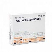 AMOKSISILLIN kapsulalar  250mg N16