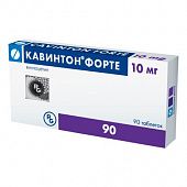 KAVINTON FORTE tabletkalari 10mg N90