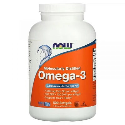 NOW Oziq-ovqatlar, Omega-3 yog 'kislotalari, 180 EPA / 120 DHA, 500 kapsula NOW Foods, жирные кислоты, американский омега-3, 180 ЭПК / 120 ДГК, 500 капсул:uz:NOW Oziq-ovqatlar, Omega-3 yog 'kislotalari, 180 EPA / 120 DHA, 500 kapsula