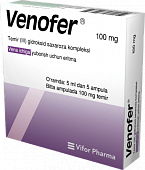 VENOFER inyeksiya uchun eritma 5ml 20mg/ml N5