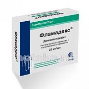 FLAMADEKS inyeksiya uchun eritma 2ml 25mg/ml N5