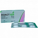 KOAKT 625 tabletkalari 500mg+125mg N15