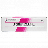 TROKSERUTIN gel 25g 2%